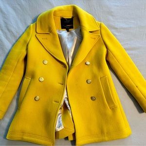 J. Crew Wool Stadium Peacoat Petite Size 2